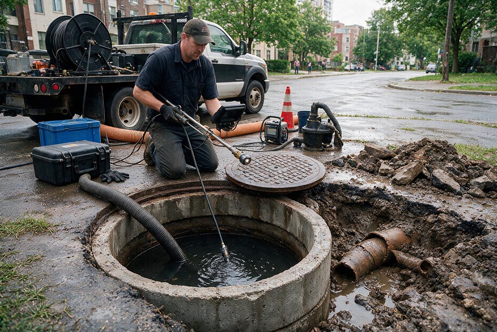 What to Expect During a Technician's First Visit for a Septic or Sewer Problem