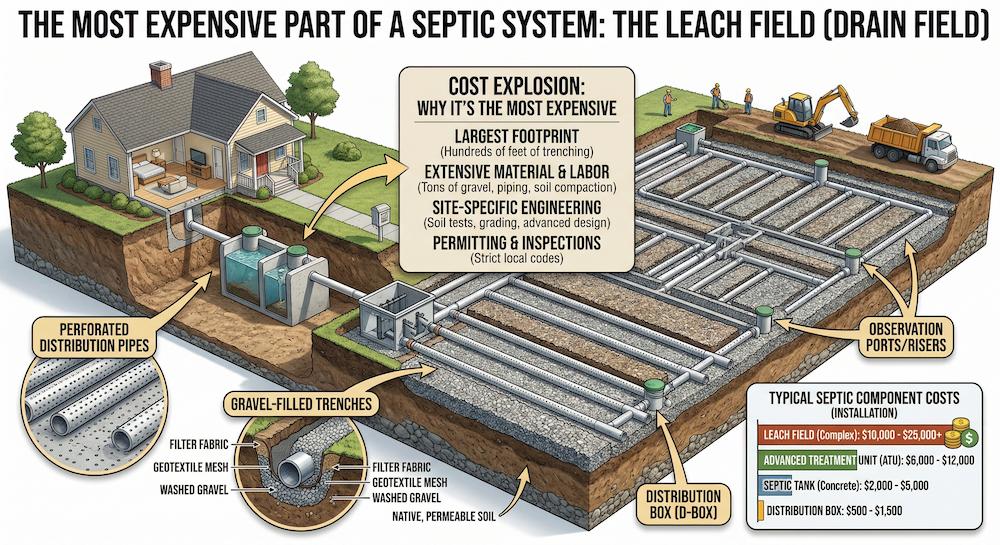 What Is the Most Expensive Part of a Septic System?