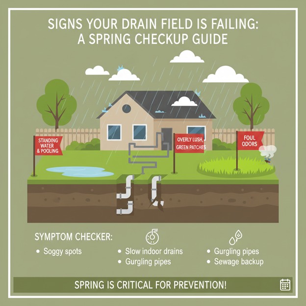 Signs Your Drain Field Is Failing: A Spring Checkup Guide for Apopka Homeowners