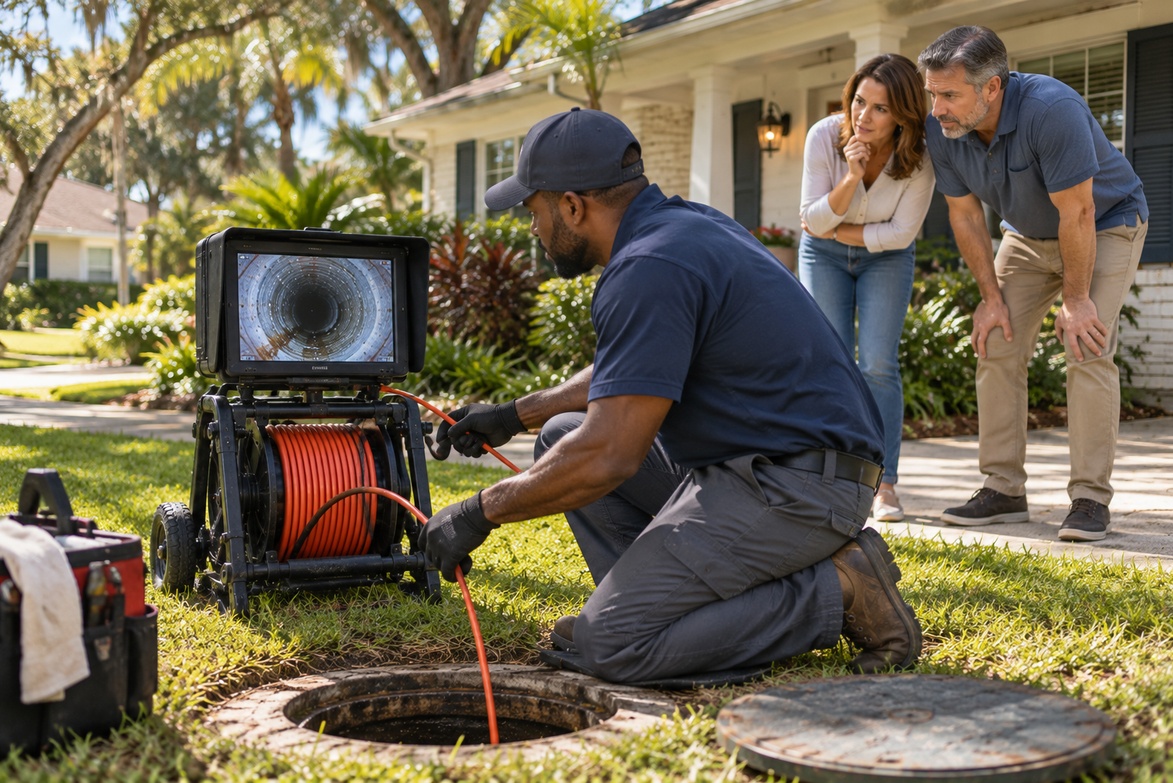 What a Sewer Line Camera Inspection in Orlando Reveals Before You Buy an Older Home