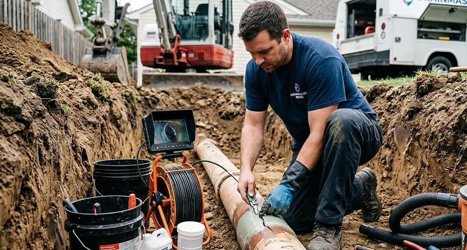 Drain and sewer repair work in Conway, FL
